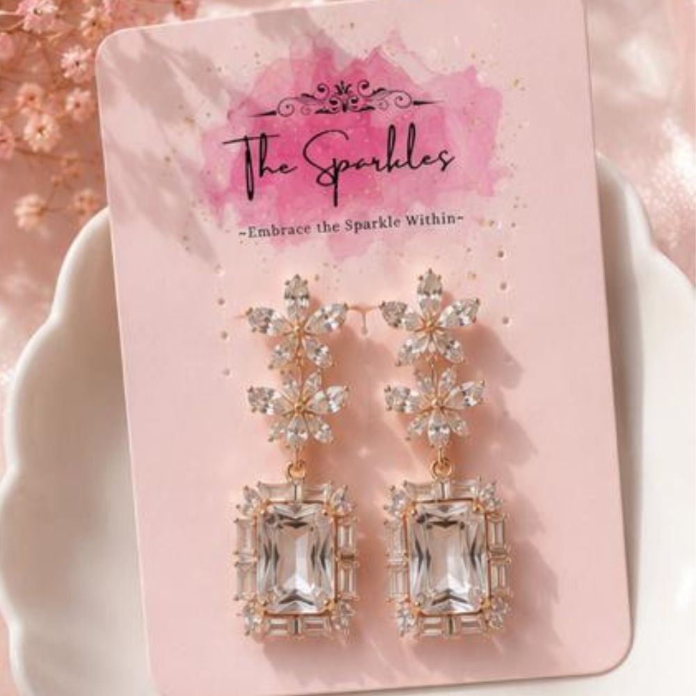 Butterfly Drop Earrings – Sparkle in Every Wingbeat - Image 3