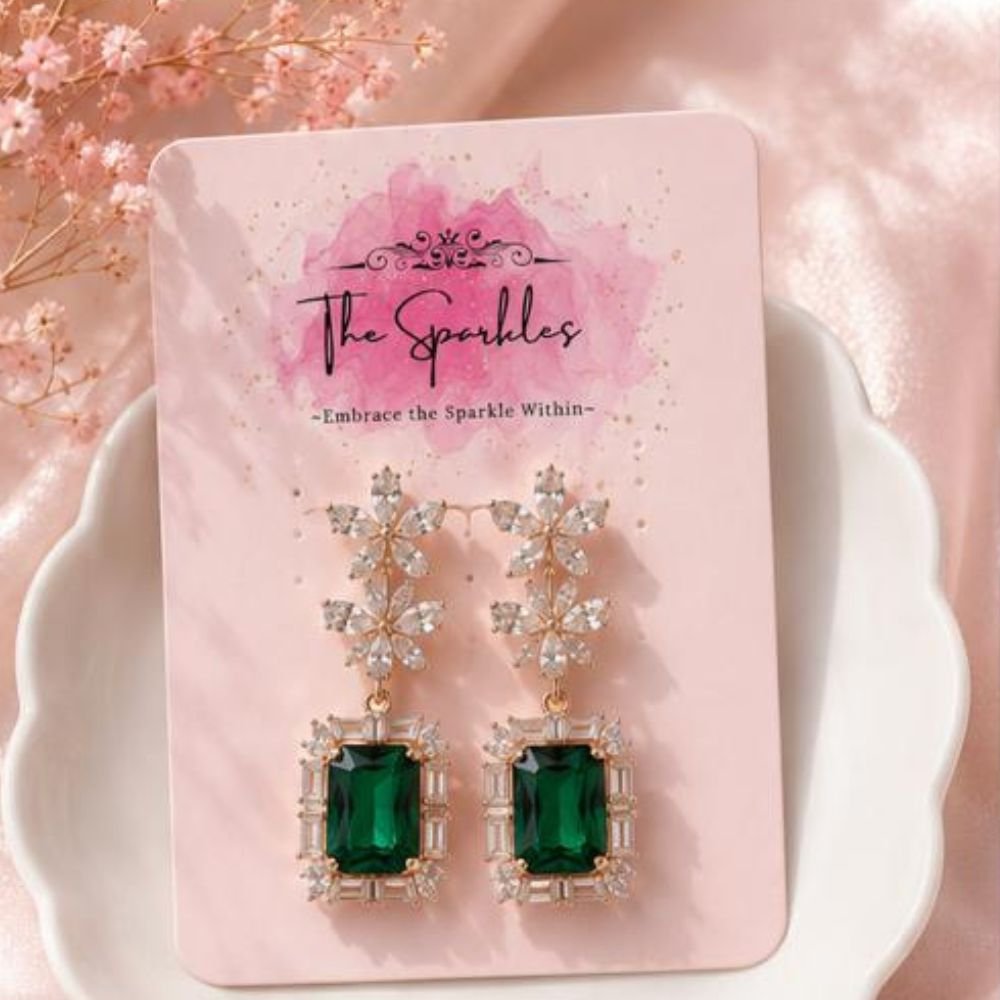 Butterfly Drop Earrings – Sparkle in Every Wingbeat - Image 4