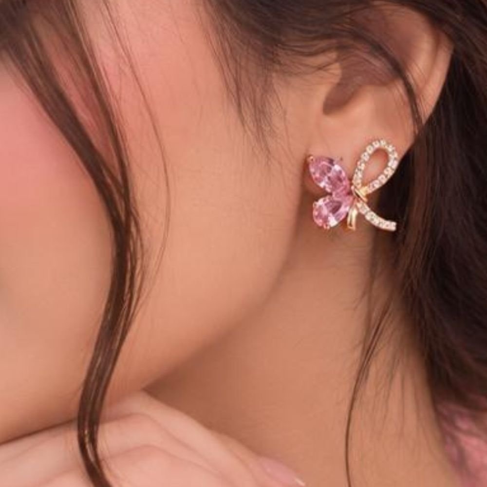 Marquise Butterfly Bow Earrings - Image 14