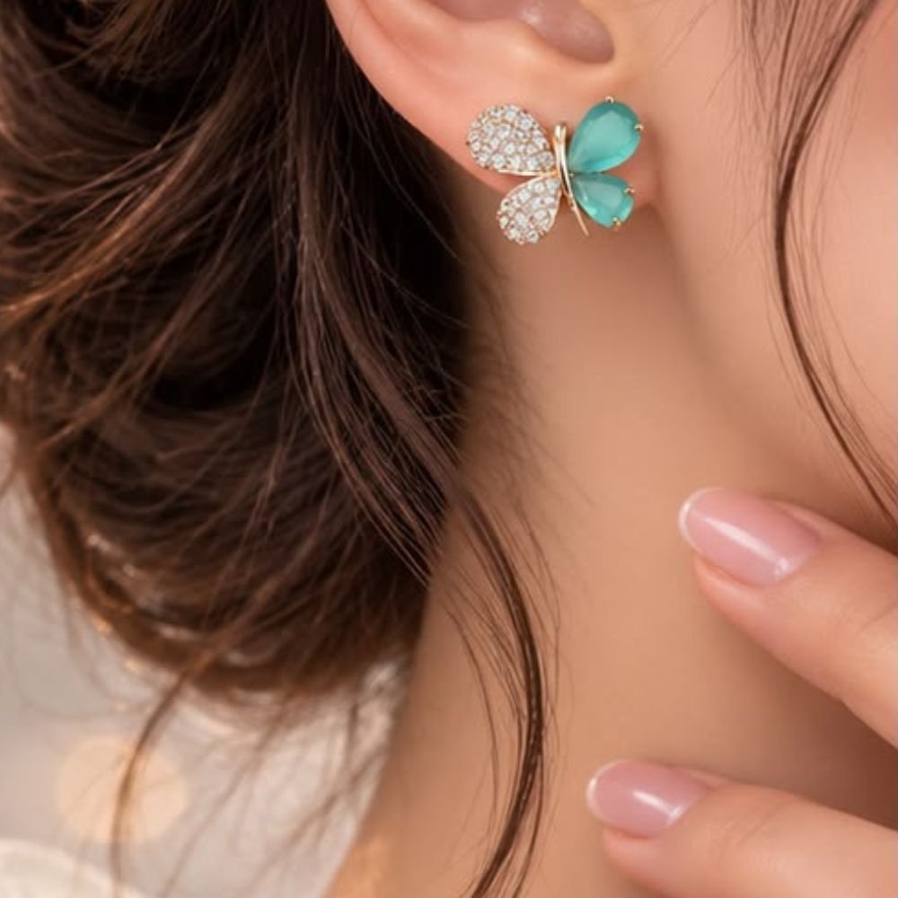 Bliss Butterfly Studs - Image 8