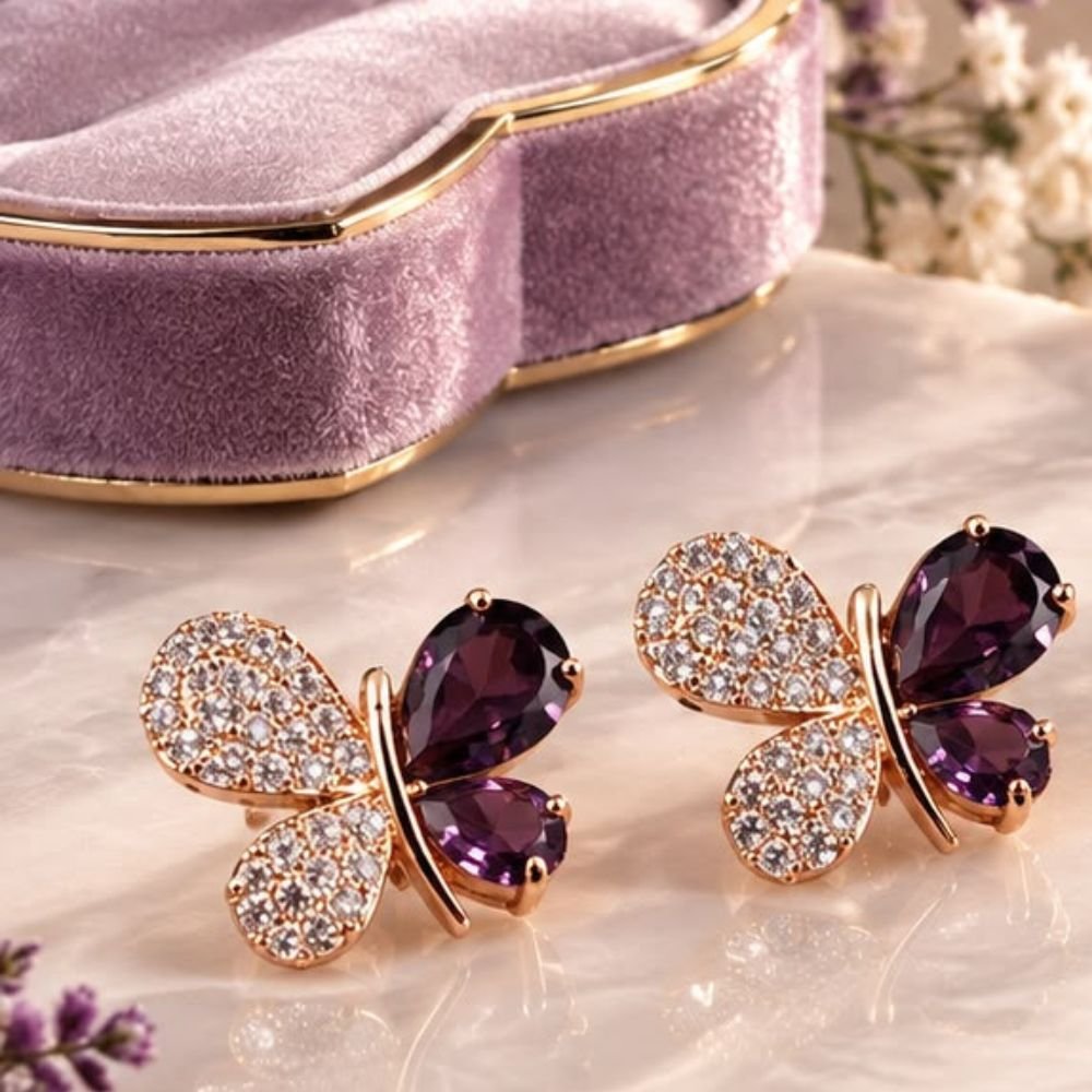 Bliss Butterfly Studs - Image 10