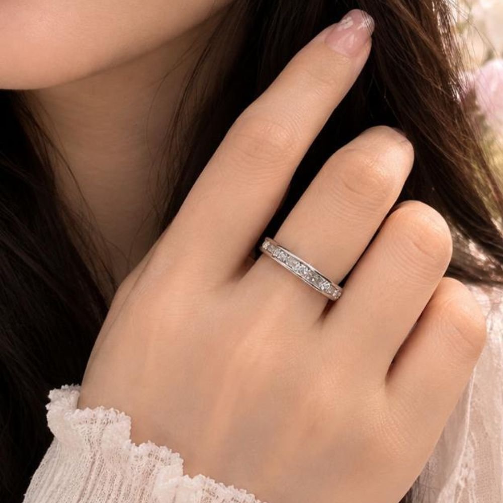 Enchanted Channel Eternity Band