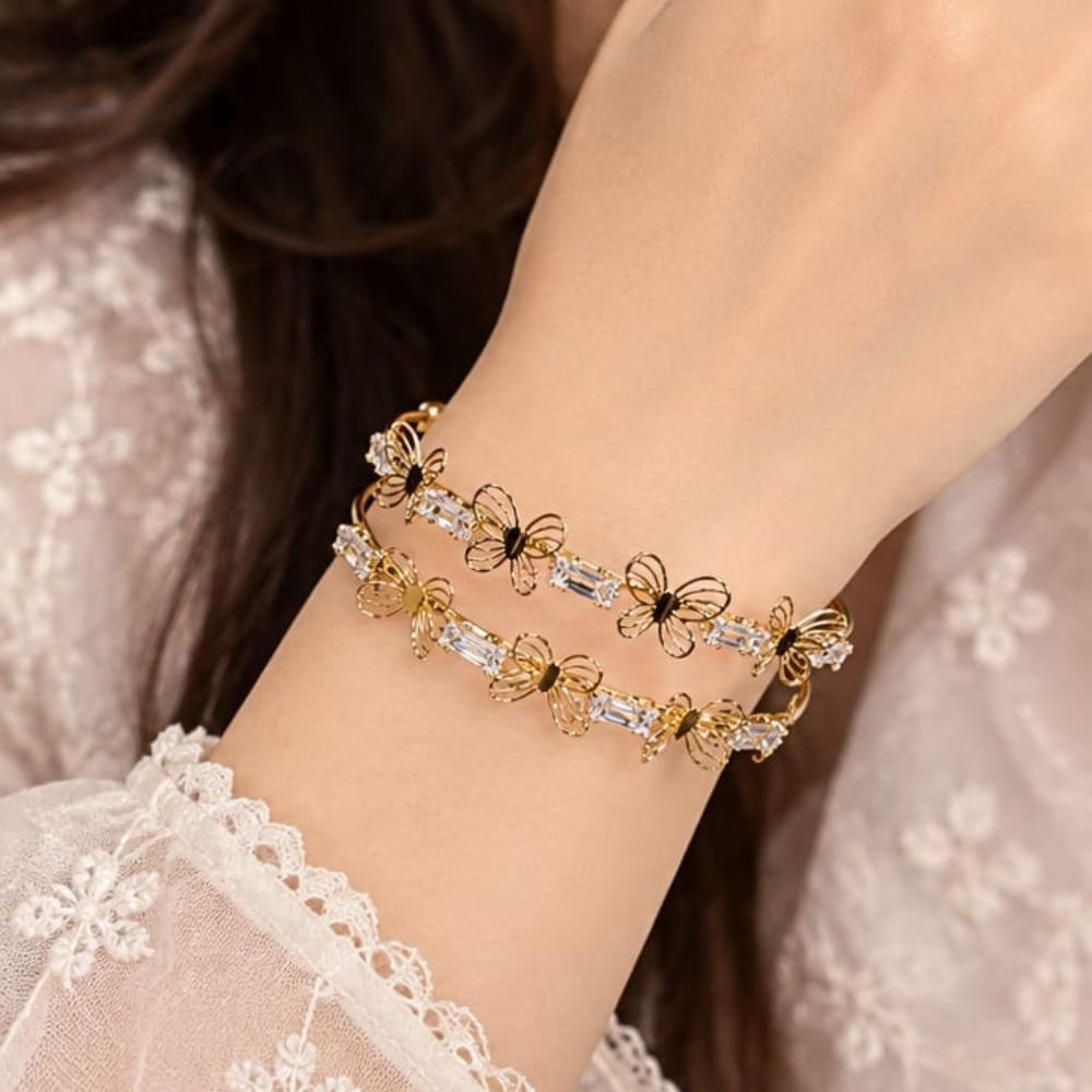 Briar Butterfly Bangle - Image 4