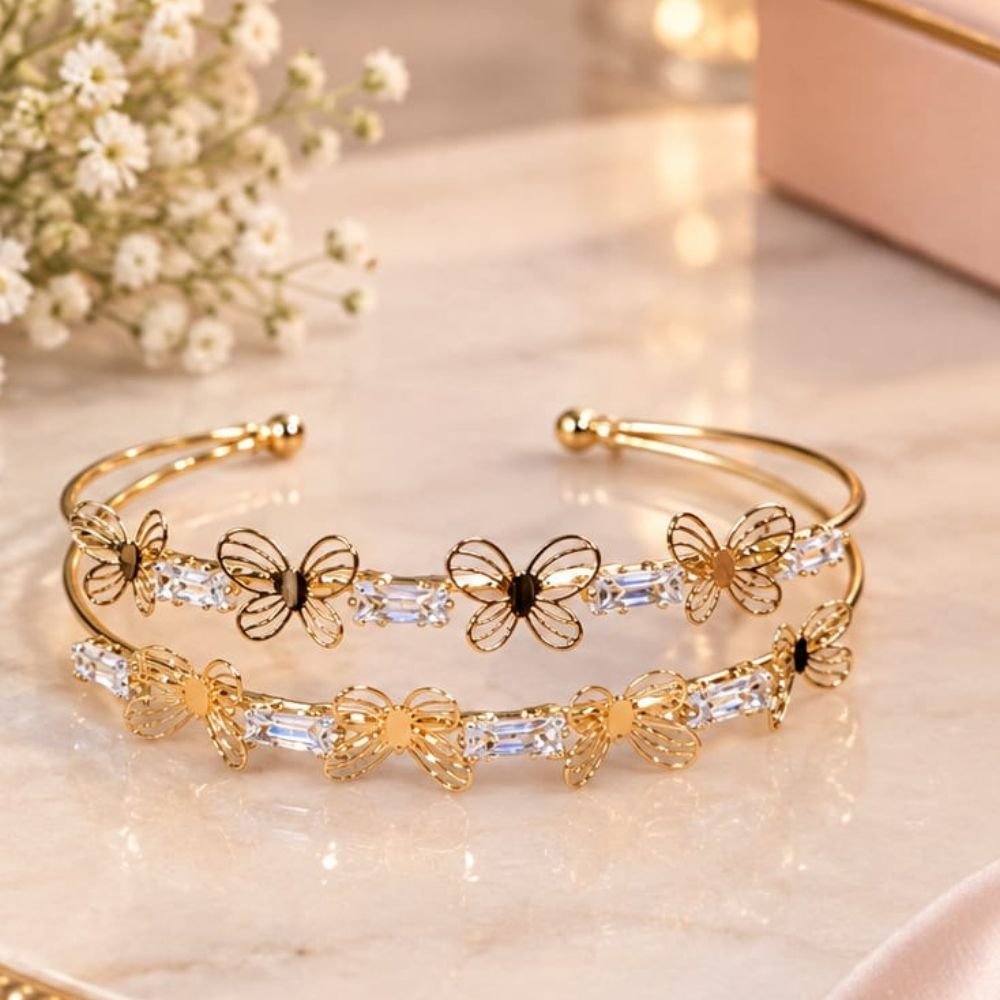 Briar Butterfly Bangle
