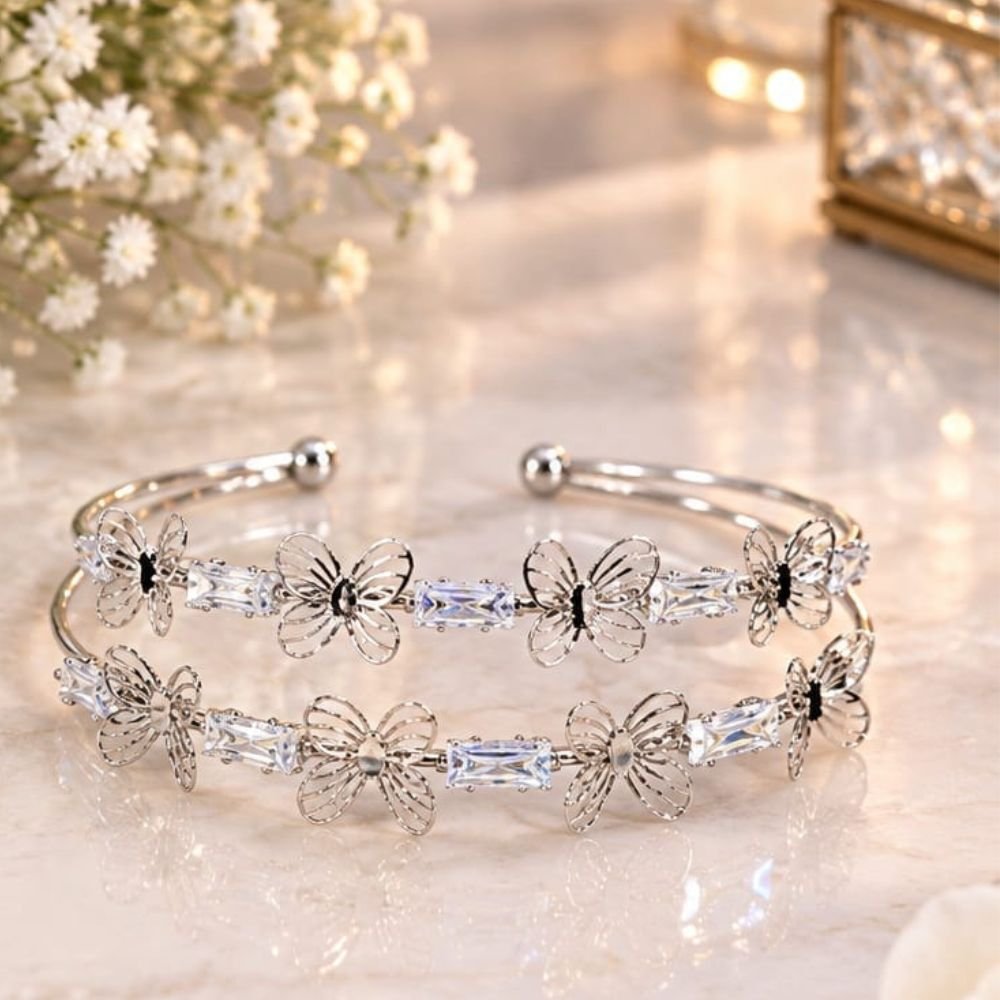 Briar Butterfly Bangle - Image 3